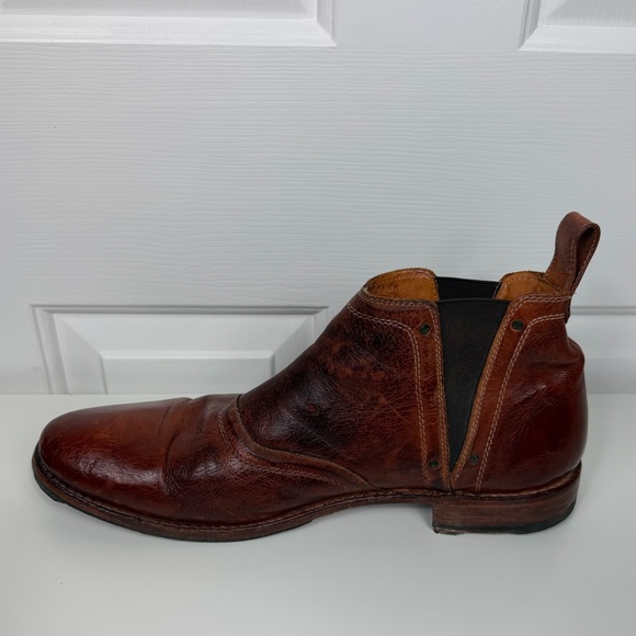 Bed Stu Prato Boots Men’s Size 12 Brown Leather Ankle Chelsea Boots